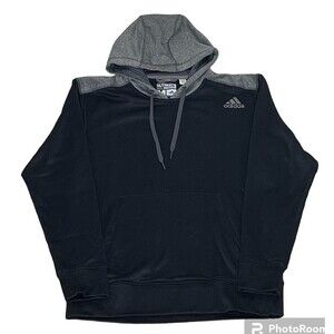 Adidas Hoodie Medium Black Adult Womens Ultimate Active Athletic Sweatshirt
